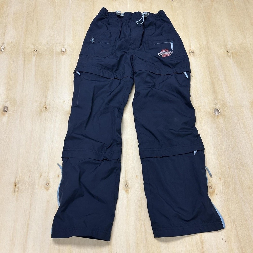 Y2K Arizona Jean Womens XS Convertable Pants Blue Princess Nylon Elastic Waist